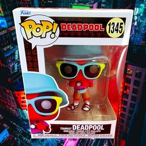 Tourist deadpool funko # 1345 (nib) with pop protector